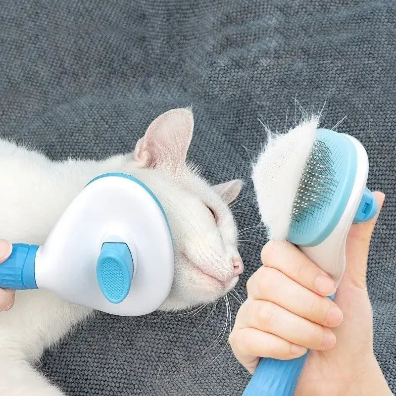Escova removedora tira pêlos dos pets cães e gatos